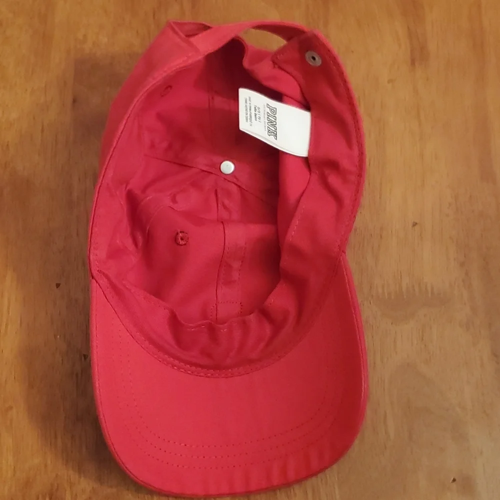 Victoria Secret Pink Red Hat - Picture 3 of 6